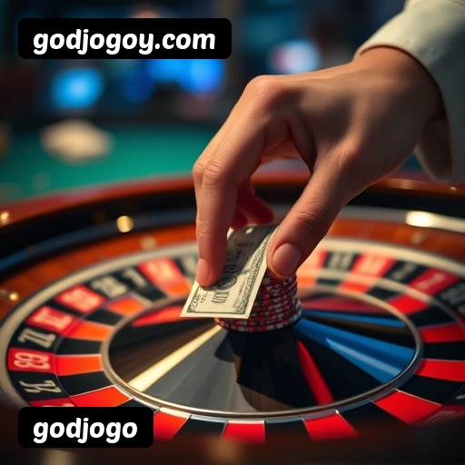 godjogo bônus R$5.000 + 500 giros - Rollover 35x, prazo 30 dias, 38% taxa conversão